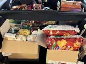Staff from Real, based in Piries Place, spent a day volunteering for the Horsham District Foodbank