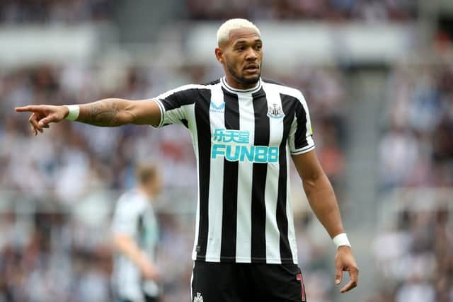 Newcastle United midfielder, Joelinton. 