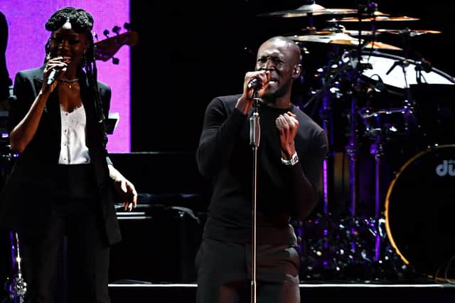 Stormzy will play in Newcastle on Tuesday March 15. (Photo by Gareth Cattermole/Getty Images)