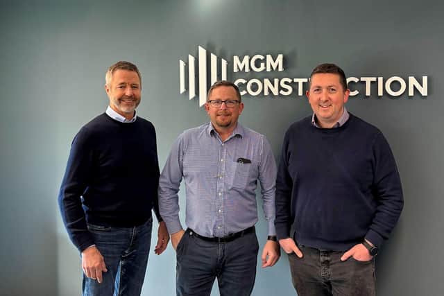 MGM Construction has recorded a record turnover of almost £15m