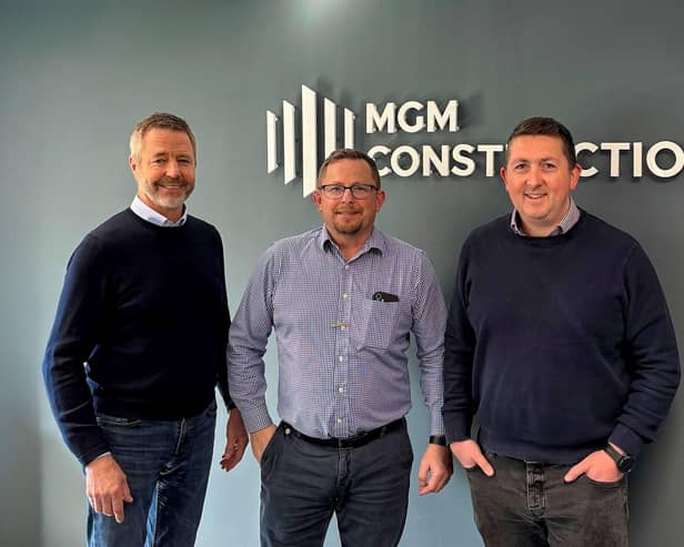 MGM Construction has recorded a record turnover of almost £15m