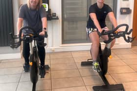 On their bikes – CMP’s HR advisor and Culture Champion, Leanne Branfoot and Natalie Pratt