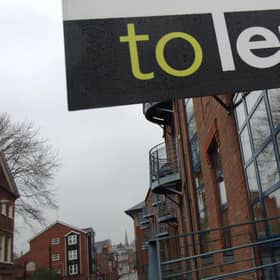 Residential property in York with the to let signs showing, as Paragon, the UK's third largest buy-to-let mortgage firm said it was facing funding uncertainties.