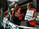 Train strikes UK September 2022: When are the next strikes and how will industrial action impact Newcastle's travel options? (Photo by Hollie Adams/Getty Images)
