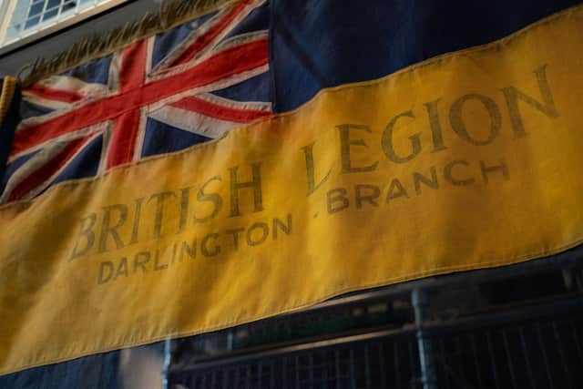The 1921 British Legion Darlington Branch Standard