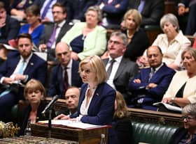 Prime Minister Liz Truss speaks at her first Prime Minister's Questions in the House of Commons, London. Photo credit UK Parliament/Jessica Taylor /PA Wire