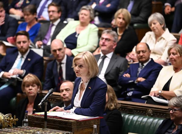 Prime Minister Liz Truss speaks at her first Prime Minister's Questions in the House of Commons, London. Photo credit UK Parliament/Jessica Taylor /PA Wire
