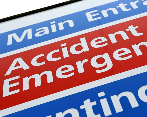File photo dated 21/05/13 of an Accident and Emergency sign. Twenty-four hours in A&E is "no longer just a documentary", leading medics have warned as figures show that almost 400,000 patients spent 24 hours or more in an emergency department in England last year. The Royal College of Emergency Medicine (RCEM) said the very long waits are a "matter of national shame". Issue date: Monday September 25, 2023.