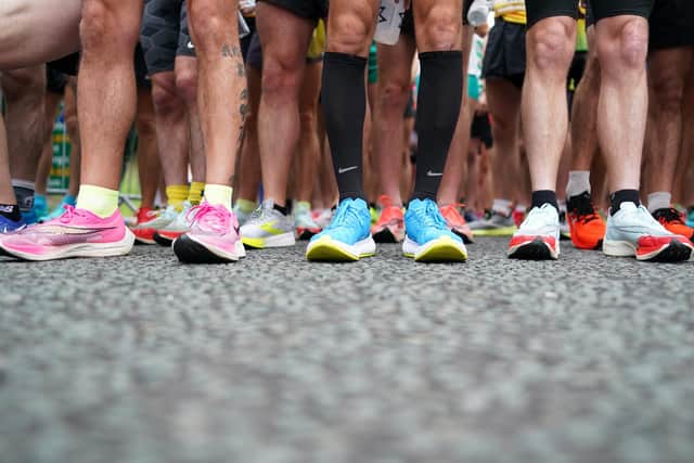 Newcastle running shop Start Fitness teams up with national running club for Great North Run 'shake-out run'. (Photo by Ian Forsyth/Getty Images)