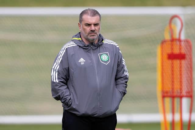 Ange Postecoglou has revealed he is in regular contact with Celtic owner Dermot Desmond.  (Photo by Craig Williamson / SNS Group)