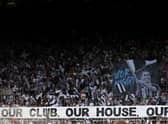 Newcastle United fans at St James's Park last month.