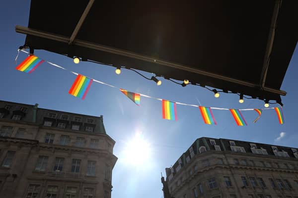 Newcastle Northern Pride event closes early due to bad weather. Photo by Tristan Fewings/Getty Images