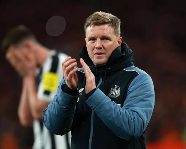 Newcastle United head coach Eddie Howe.
