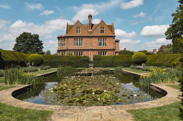 The large lily pond inside the  'Secret Garden'. Image: Jun Tan Weddings