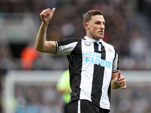 Newcastle United striker Chris Wood 