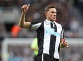 Newcastle United striker Chris Wood 
