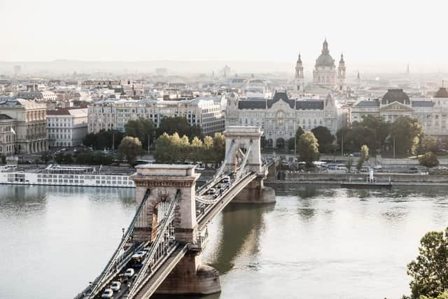 Views of the Szechenyi Chain Bridge from the Four Seasons Hotel Gresham Palace. Image: Four Seasons