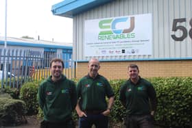 Jordan Wilson,Sean McIntyre, and Chris Lyall, Directors of SCJ Renewables