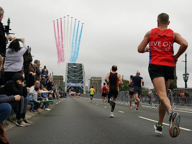Red Arrows: When can Great North Run participants and crowds expect to see displays throughout the weekend? (Photo by Ian Forsyth/Getty Images)