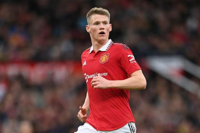 Manchester United midfielder Scott McTominay.