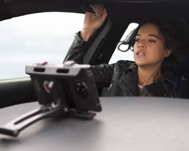 Vin Diesel and Michelle Rodriguez in Fast & Furious 9.
