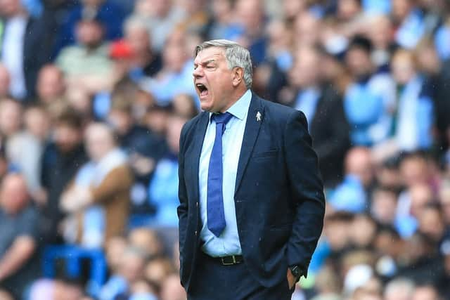 Sam Allardyce says Leeds must come away with something from their home game against Newcastle on Saturday (Photo by LINDSEY PARNABY/AFP via Getty Images)