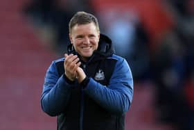 Eddie Howe has been Newcastle United head coach for just over a year (Photo by David Cannon/Getty Images)