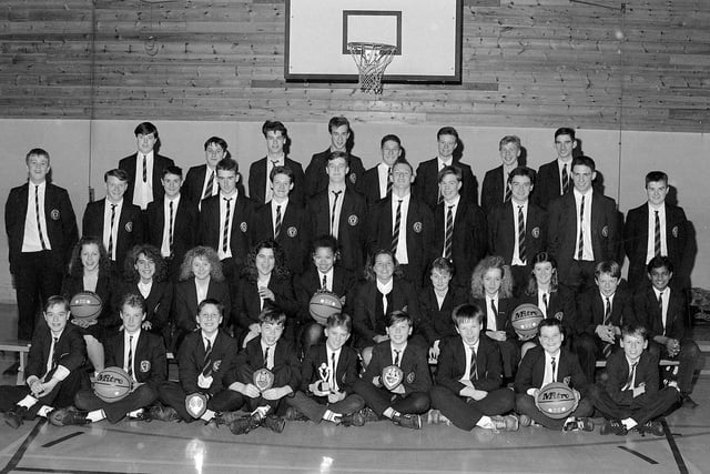 Kirkby Centre's basketball teams from 1990 - can you spot any familiar faces?