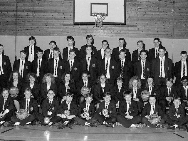 Kirkby Centre's basketball teams from 1990 - can you spot any familiar faces?
