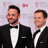 Television personalities Ant McPartlin, left, and Declan Donnelly.