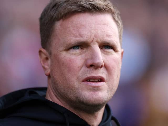 Newcastle United head coach Eddie Howe.  