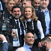 Newcastle United chairman Yasir Al-Rumayyan co-owner Amanda Staveley.