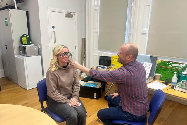 Specsavers Hartlepool is taking time out to support Crisis Newcastle.
