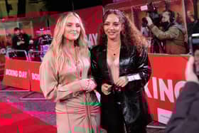 Jade Thirlwall and Perrie Edwards from Little Mix.