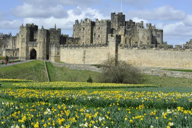Alnwick Castle is one of the largest inhabited castles in England.