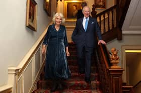 King Charles III and the Queen consort Camilla are visiting the region.(Photo by CHRIS JACKSON/POOL/AFP via Getty Images)