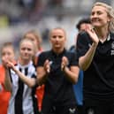 Newcastle United Women's manager Becky Langley. (Photo by Stu Forster/Getty Images)