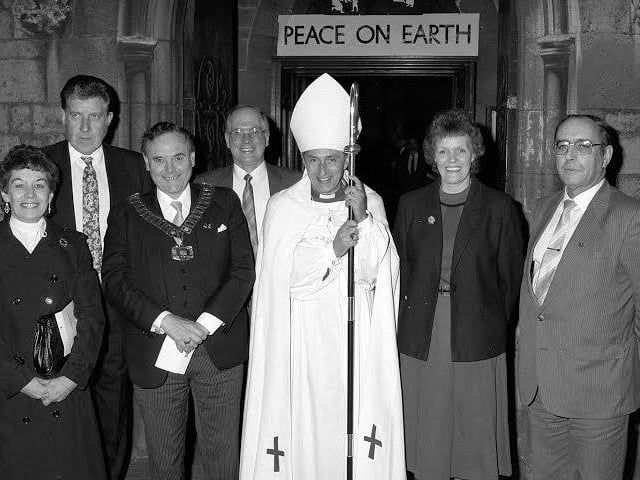 Ashfield School's 25th Anniversary service, featuring legendary headteacher Mr Gillen