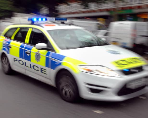 A woman who was hit by a police motorbike escorting a royal family member has died 