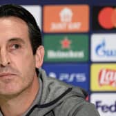 Unai Emery. (Photo by FABRICE COFFRINI/AFP via Getty Images)