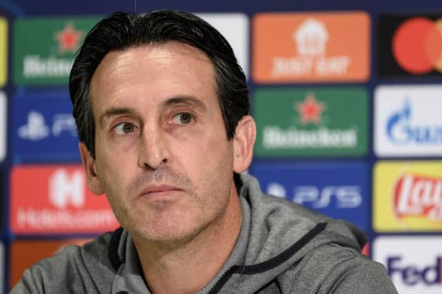 Unai Emery. (Photo by FABRICE COFFRINI/AFP via Getty Images)