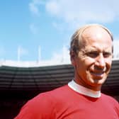 Sir Bobby Charlton was a mesmerising midfielder for Manchester United and a World Cup winner with England. 