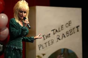Dolly Parton launching the book library in the UK several years ago (Pic: Christopher Furlong/Getty Images)