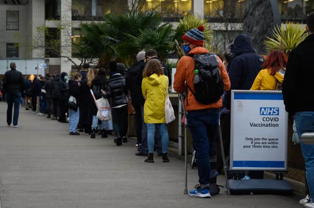 Vaccination uptake is published regularly. (Photo by Leon Neal/Getty Images)