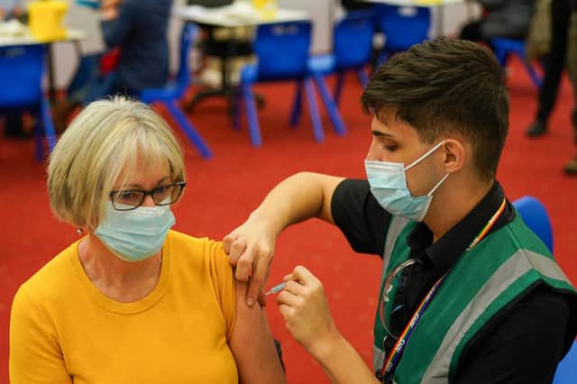 Walk-in vaccination centres are open across Newcastle in the New Year. (Photo by Ian Forsyth/Getty Images)