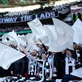 Newcastle United fans. (Photo by Eddie Keogh/Getty Images).