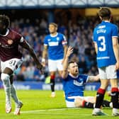 Garang Kuol salvages a point for Hearts against Rangers at Ibrox.