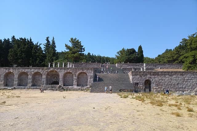 The ancient Asclepeion site seen on the Kos Island By Land and Sea tour, an excursion exclusive to TUI