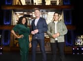 Gordon Ramsay (centre) with fellow Next Level Chef judges Nyesha Arrington (left) and Pail Ainsworth