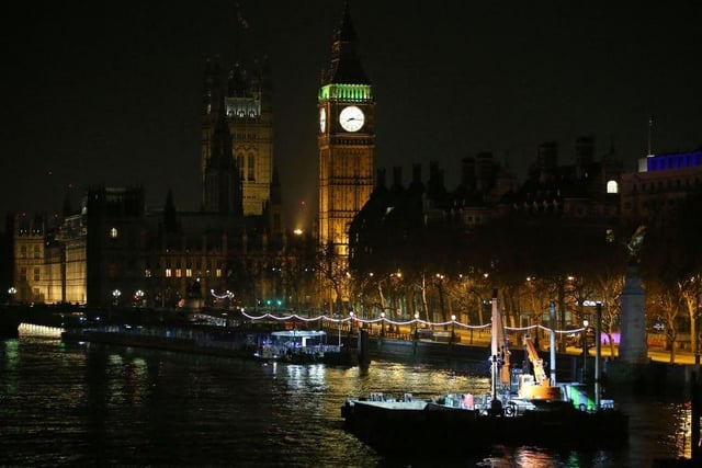 The nation's capital city is also the largest by population with latest figures showing 10,076,300 live in London.  (Photo by DANIEL LEAL/AFP via Getty Images)